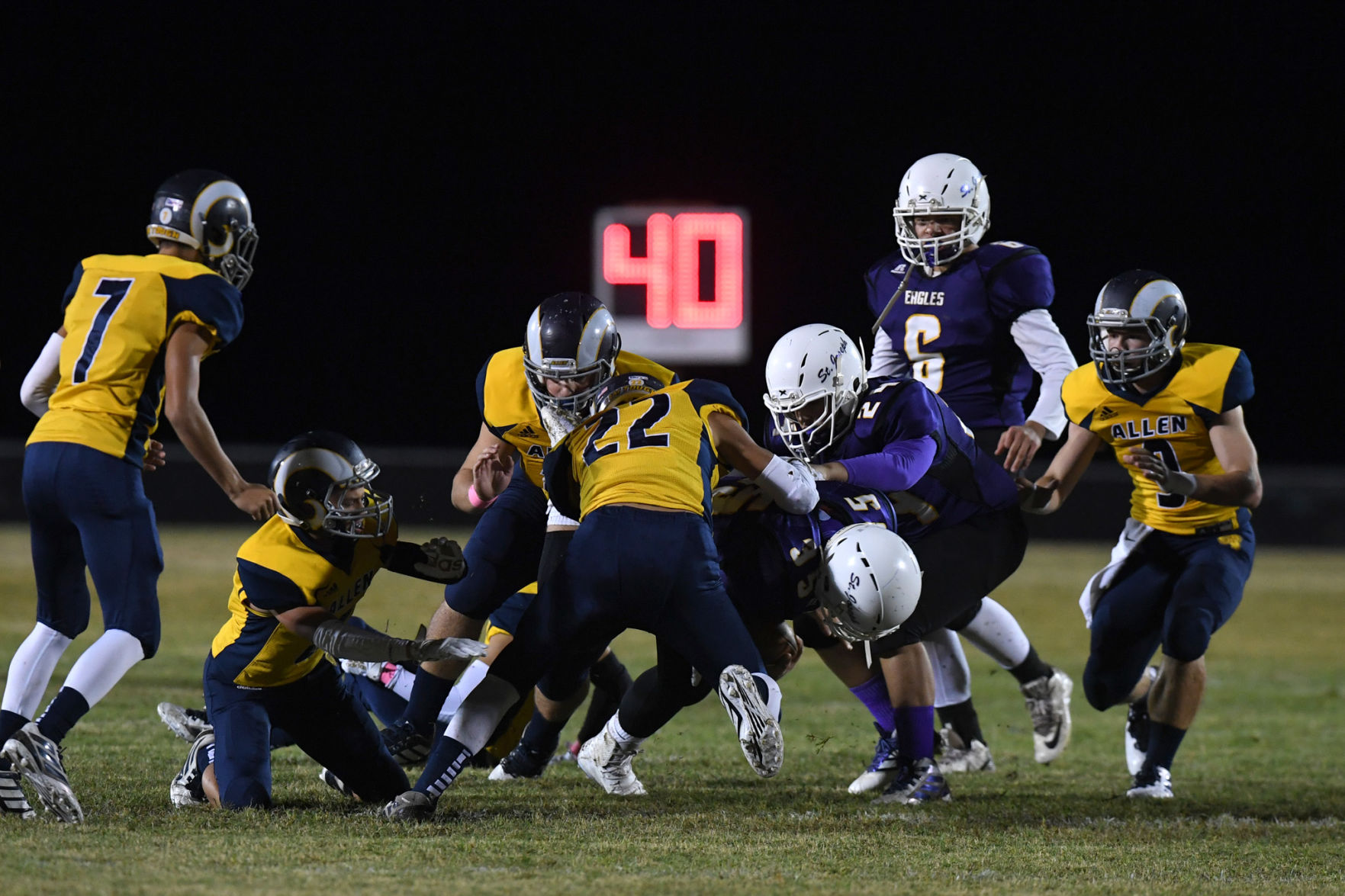 St Joseph football vs. Allen Academy